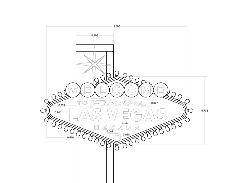 Las Vegas Letras en Volumen